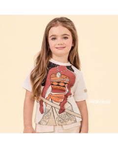 Blusa Infantil Animê Disney Princesa Moana