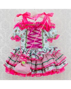 vestido-infantil-de-festa-junina-verde-e-rosa-saia-tres-camadas-bolsinha1