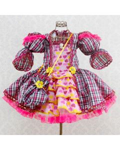 vestido-infantil-de-festa-junina-xadrez-rosa-coracoes-bolsinha1