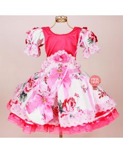 vestido-infantil-de-festa-junina-rosa-bonequinha-patchwork-floral-bolsinha