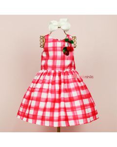 vestido-infantil-rosa-mon-sucre-xadrez-happy-time-frente