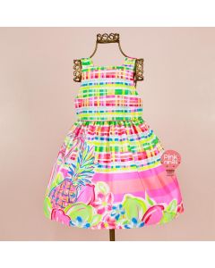 vestido-infantil-rosa-e-verde-mon-sucre-tropical-mood-neon-frente
