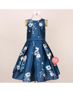 vestido-de-festa-infantil-azul-petit-cherie-sunshine-floral-lorena-frente