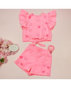 conjunto-infantil-rosa-petit-cherie-blusa-shorts-neon-coracoes-paetes-frente