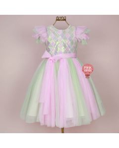 vestido-de-festa-infantil-luxo-rosa-e-verde-petit-cherie-atelie-princess-candy-color-frente